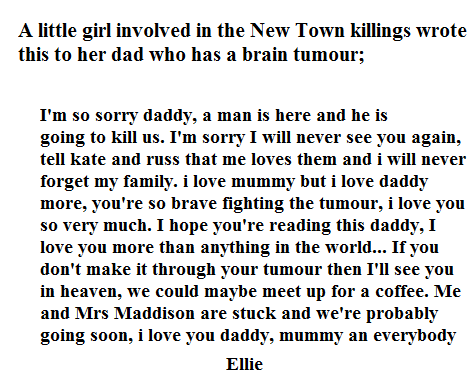 d-aize:  allthe80srock:  depression-mania:  Sandy Brook Elementary School shooting.