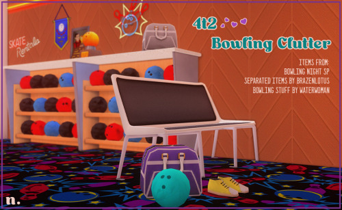 Get a strike at the bowling alley with some new clutter! This set includes 11 items from SP10&p