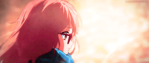 Mirai and her mother || “Kyoukai No Kanata - I’ll be here”  