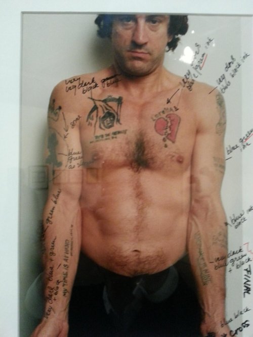 firewalkwithmecharliebrown: Martin Scorsese overlays potential tattoos for Robert De Niro in Cape Fe