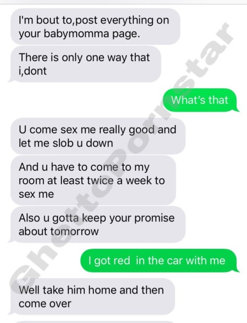 When u try to cut her off and the only thing on her mind is extortion