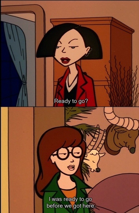 the-cake-is-lie:  mayorofcans:  flexibilitas-cerea:  Sarcasm of Daria, very part 1. Here the second part.  Was Daria even real  Daria is my spirit animal