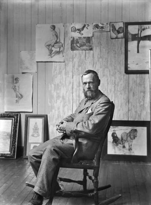 allesandersen:  Unknown photographer: Erik Werenskiold, ca. 1900. Oslo Museum, OB.Z05119.