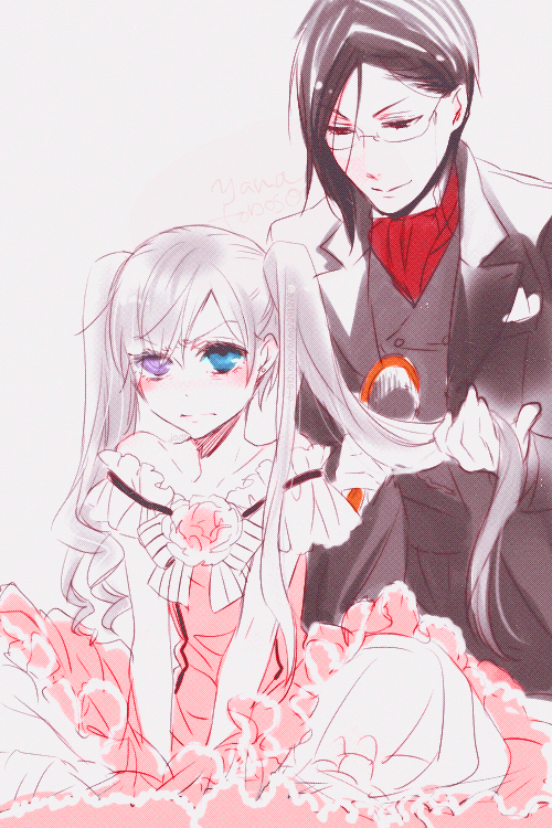 justademonbutler-deactivated201:  Kuroshitsuji / Twitter Illustration from Yana Toboso / S.M. & C.P. 