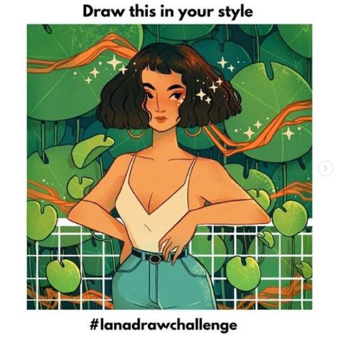 I liked Lana’s drawing challenge a lot, so I joined with this one!https://www.instagram.com/lanajay_