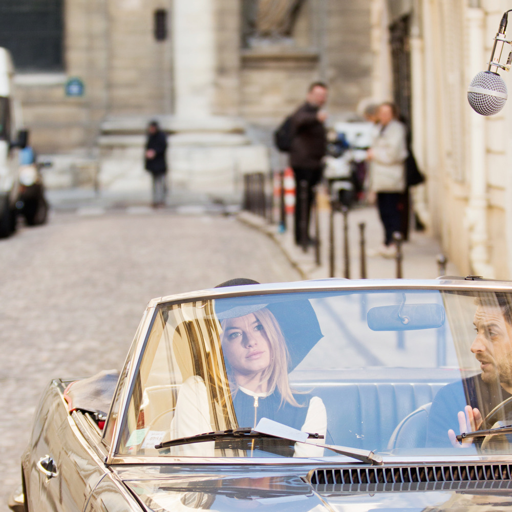 and-other-stories:  Filming and cruising the streets of Paris with Camille Rowe and