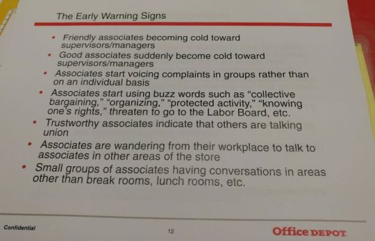 This Union Busting Manual From Office Depot is Really Something