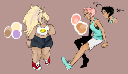 pearlsnose:  I’m so excited to write this pearlmethyst fic I’m…Pearl is a senior and the high school track star. She’s also the captain of the fencing team and did dance for many years as a child. Don’t worry, her hair will make sense later.