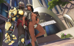 Pharah wants a piece of Doomfist! Pharah