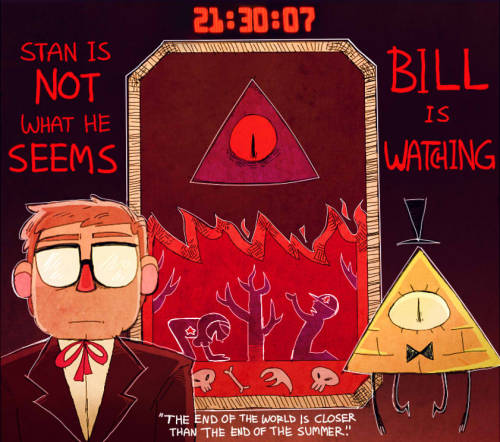 caramelkeks:“Growing up is optional.”Awesome pic.Also, glad to see that I’m not the only one who thinks that the two humans on that creepy tapestry symbolize Dipper and Mabel.