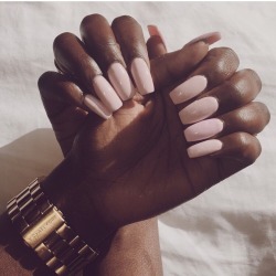 midnight-sun-rising:  brownglucose:  Because dark skinned women don’t get nearly enough shine when it comes to nail polish  For godsake what is the olive color?! 😩 