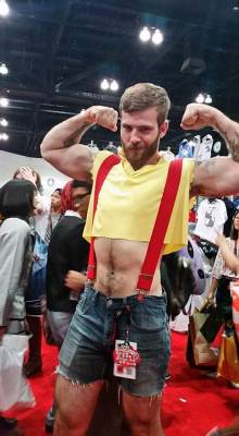 kony2012official:  dirtypeanut:  Found a buff Misty at AX yesterdayRedditor munchymunch922 on /r/LadyBoners  I’d literally let him do anything he wanted to me
