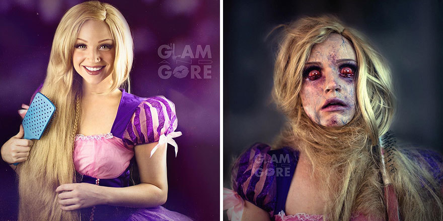 sixpenceee:  Mykie is a self-taught LA based professional beauty and special effects