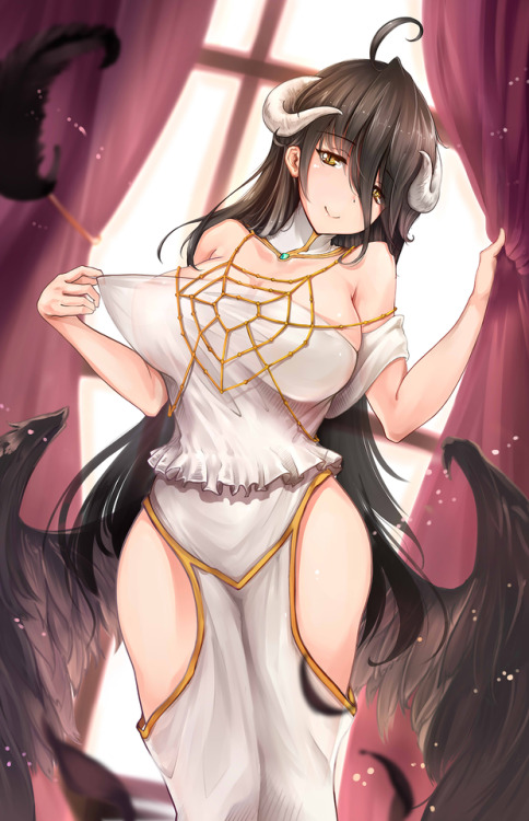 nijigenlewd: Albedo (excerpt) by artist RhineHeim