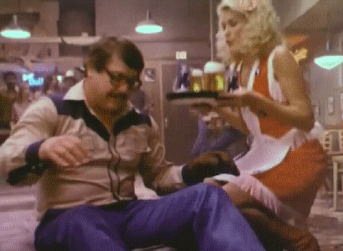 bearmythology: Sookie Stackhouse traveled back to 1980 to serve Alex Karras a Schlitz Malt Liquor Bu