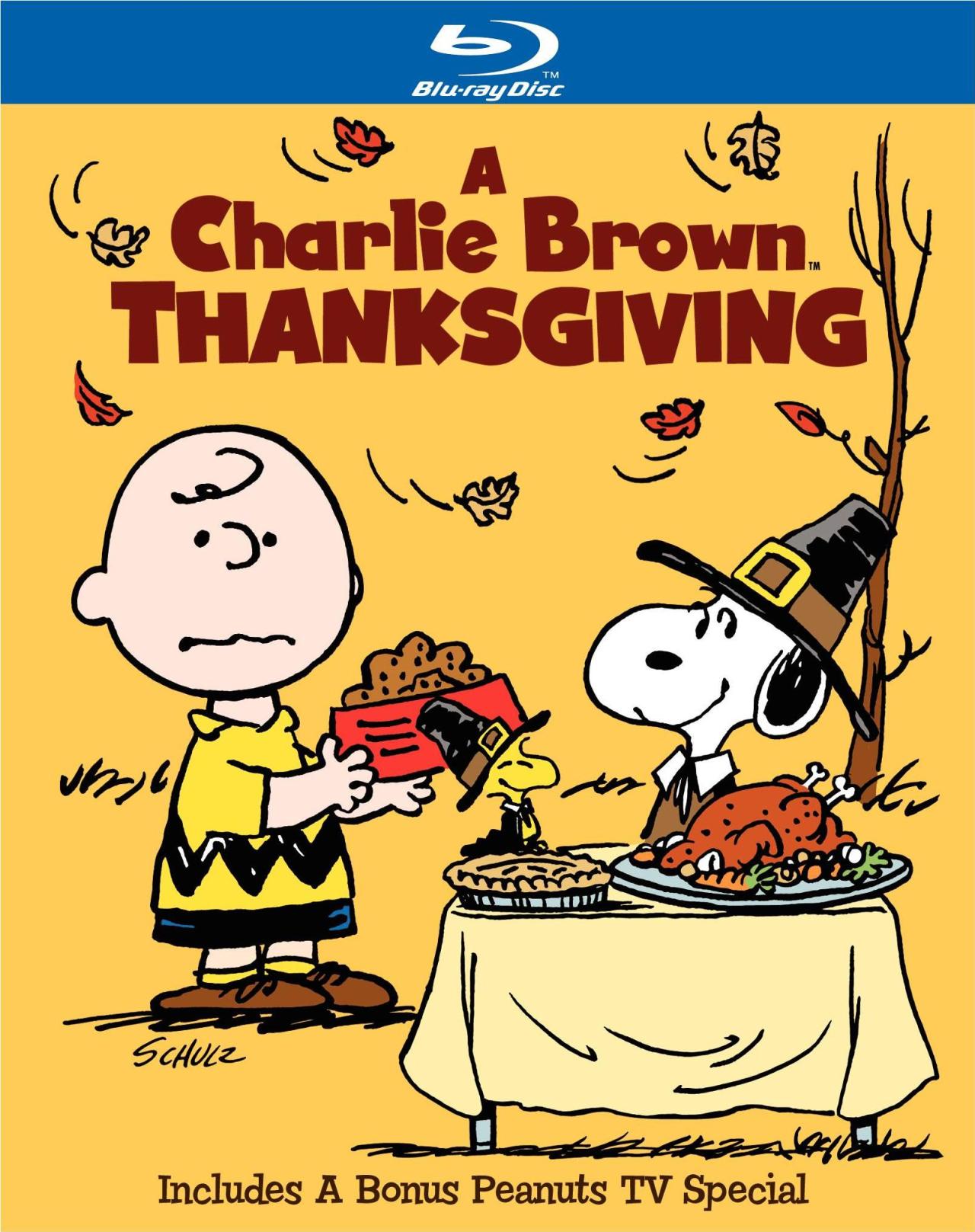 DESENHOS EM BLURAY — A Charlie Brown Thanksgiving Bluray Review Disc...