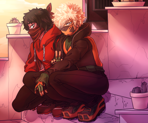 KiriBaku Week 2019 - Day 2_Vigilant AU / Scars / Children Happy KiriBaku week!! @krbkweek2k19 A pair