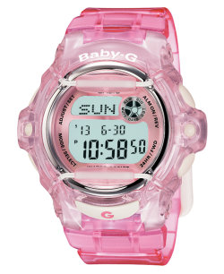 y2kaestheticinstitute:Casio Baby-G - Crystal Pink (1999)