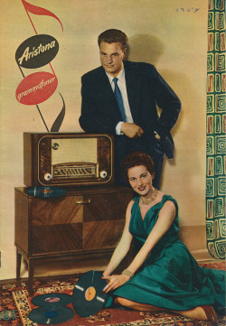 excitingsounds:  Aristona grammofoner, 1954