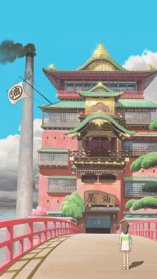 nanazse:  Spirited Away Lockscreens/wallpapers