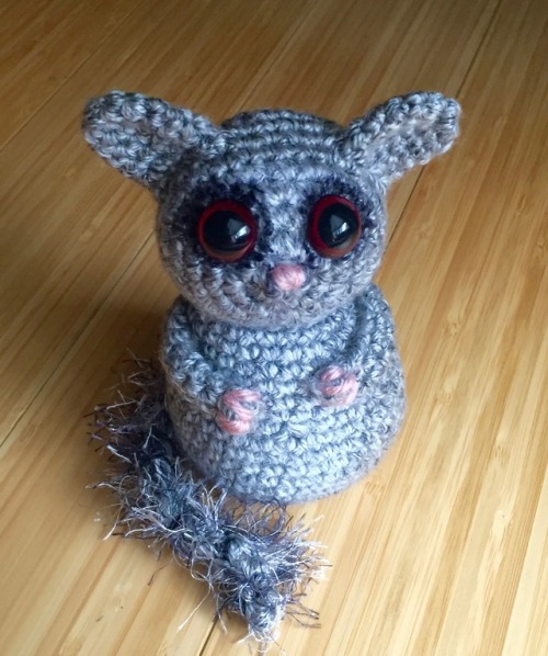 Amigurumi Bushbaby designed and crocheted by me :)