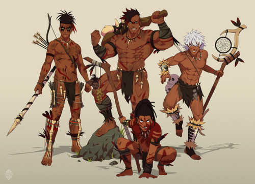 Character commission from Patreon. That makes him the fourth character in the tribal group.w