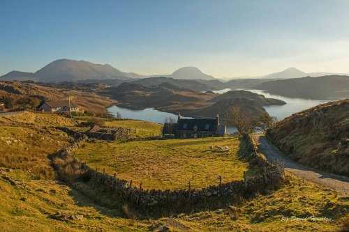 highlandfocus: Looking south east over Loch Inchard, north west Sutherland (mid January!)