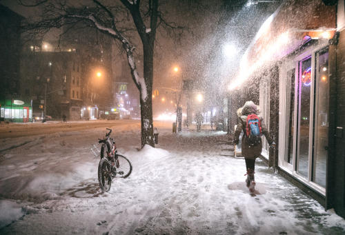  `New York City - Snowstorm   Oh man do I miss home sooooo much </3