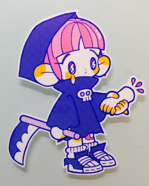 jinx88kc:しにがみくんステッカーReaper’s sticker