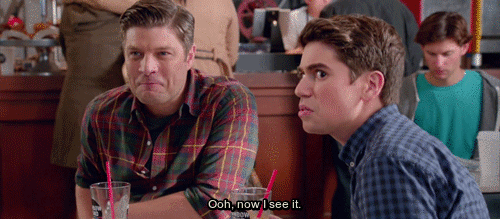 knnyoneal:  Kenny O’Neal and his dad in the gay bar: Rainbow Grind Coffee Bar