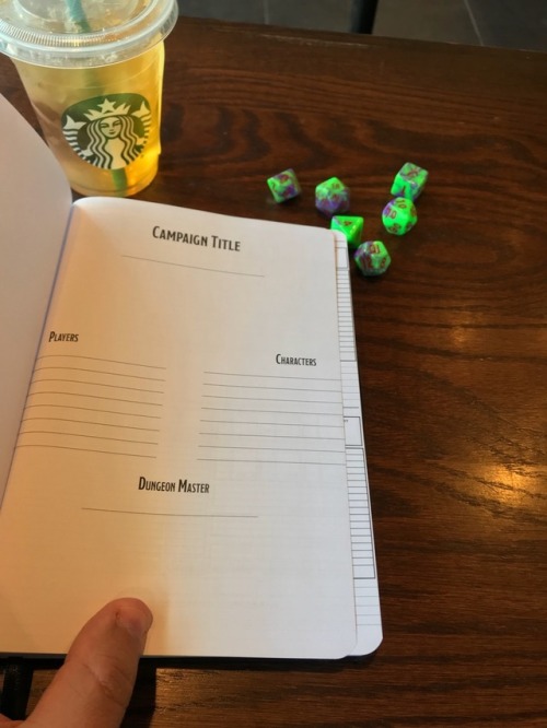 ohcoc:ohcoc:ohcoc:The Dungeon Master’s Tome is a new session prep journal that we are looking to lau