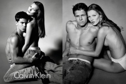 noirenchy:  Kate Moss and Mark Wahlberg for