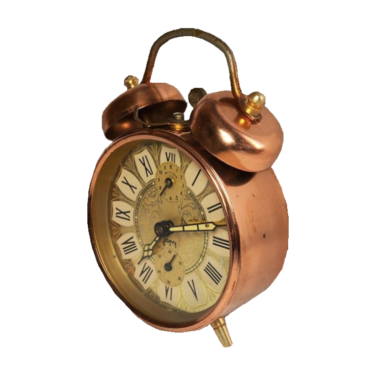 brown clock
