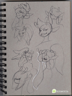 groundlion:  more sketches of Doxy’s goo