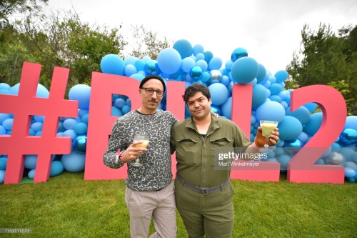 Harvey Guillén and Darren Stein celebrate Big Little Lies Season 2 in 2019