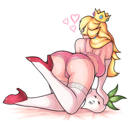 tabletorgy:  first tease for a nsfw set reminiscent of my rouge set for a cool mate!Princess Peach i