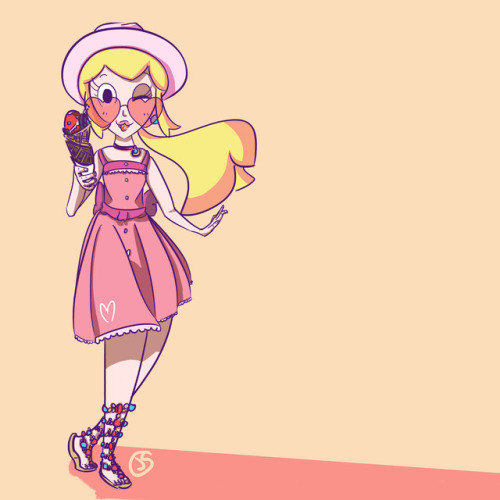 Because it is hot as balls in New England right now, I drew Peach in some beach attire! Boy I wish I