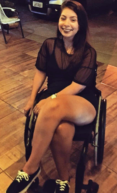 Thick legged Latin paraplegic hottie.