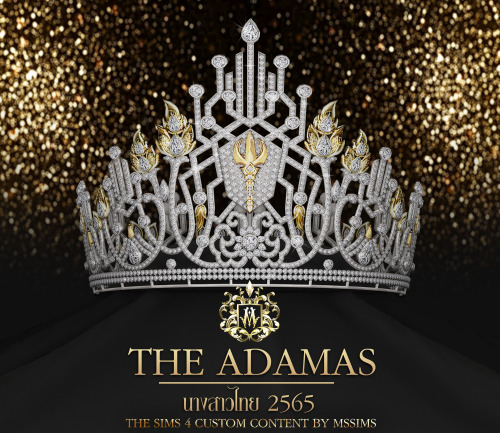 THE ADAMAS MISS THAILAND 2022 CROWN FOR THE SIMS 4ACCESS TO EXCLUSIVE CC ON MSSIMS4 PATREONDOWNLOAD 