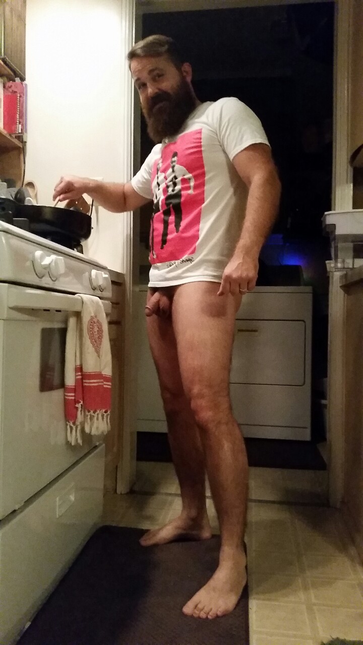 thebackyardboys:  Dressed in only his Adrian and Shane t-shirt, here’s hot-ass