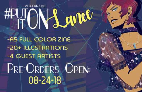 skylocked: Hey everyone!!!After 10.000 years it is finally here!!My personal VLD zine #PUTITONLANCE 