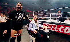 preston-pride:  RAW, 08/05/13 :: Wade Barrett gets an unwanted shaving by Daniel Bryan.   The darkest day has come for fans of Wade&rsquo;s beard&hellip;