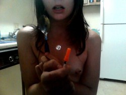 albucrazay:  Here’s some drug porn and some real porn  i wish she would stop =( but youre so pretty =).  your pictures are sweet and sour lol
