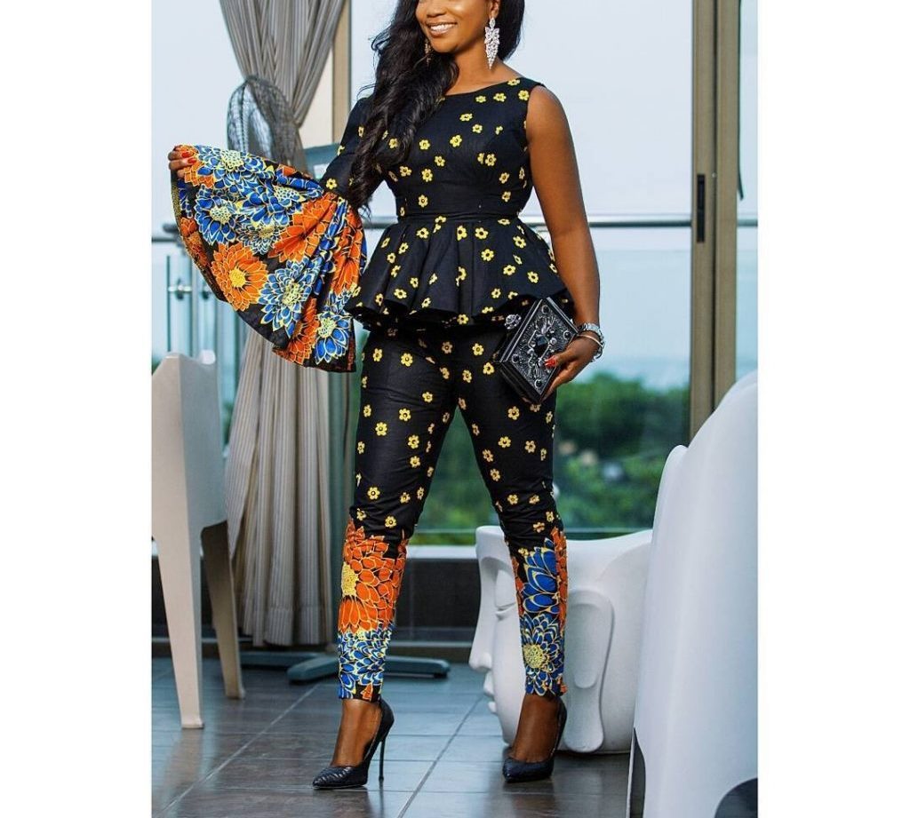 ankara trouser styles for ladies