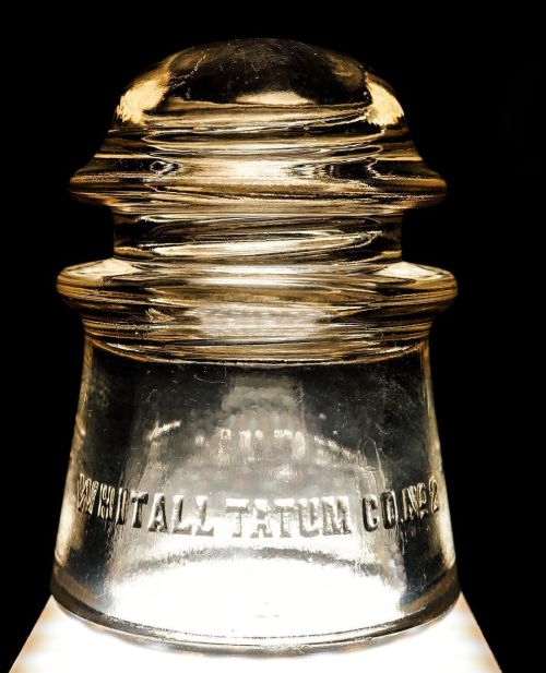 Day 121 of 365 - Whitehall Tatum Co. No. 2 Insulator - Whitall Tatum entered the insulator manufactu