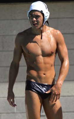 youngguys4you:  Water polo boys.. Ok, maybe the caps are not sexy, but who cares, when the rest looks like this?