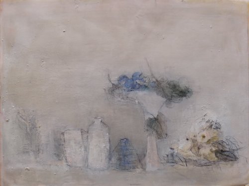 iamjapanese:  Nicole Bot­tet（French, b.1969）1. Contre jour   57,5 x 77 cm   via   2. Fruits  2020  oil, pencil, charcoal on paper  33,8 x 47,5 cm   via  