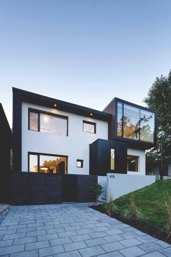 wearevanity:   The Black and White Connaught Residence in Montreal 