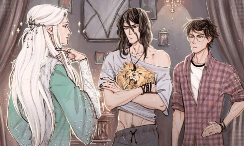 Lucius, Sirius and HarryLucius came to Grimmauld Place… ✨An illustration for awesome Sirius x