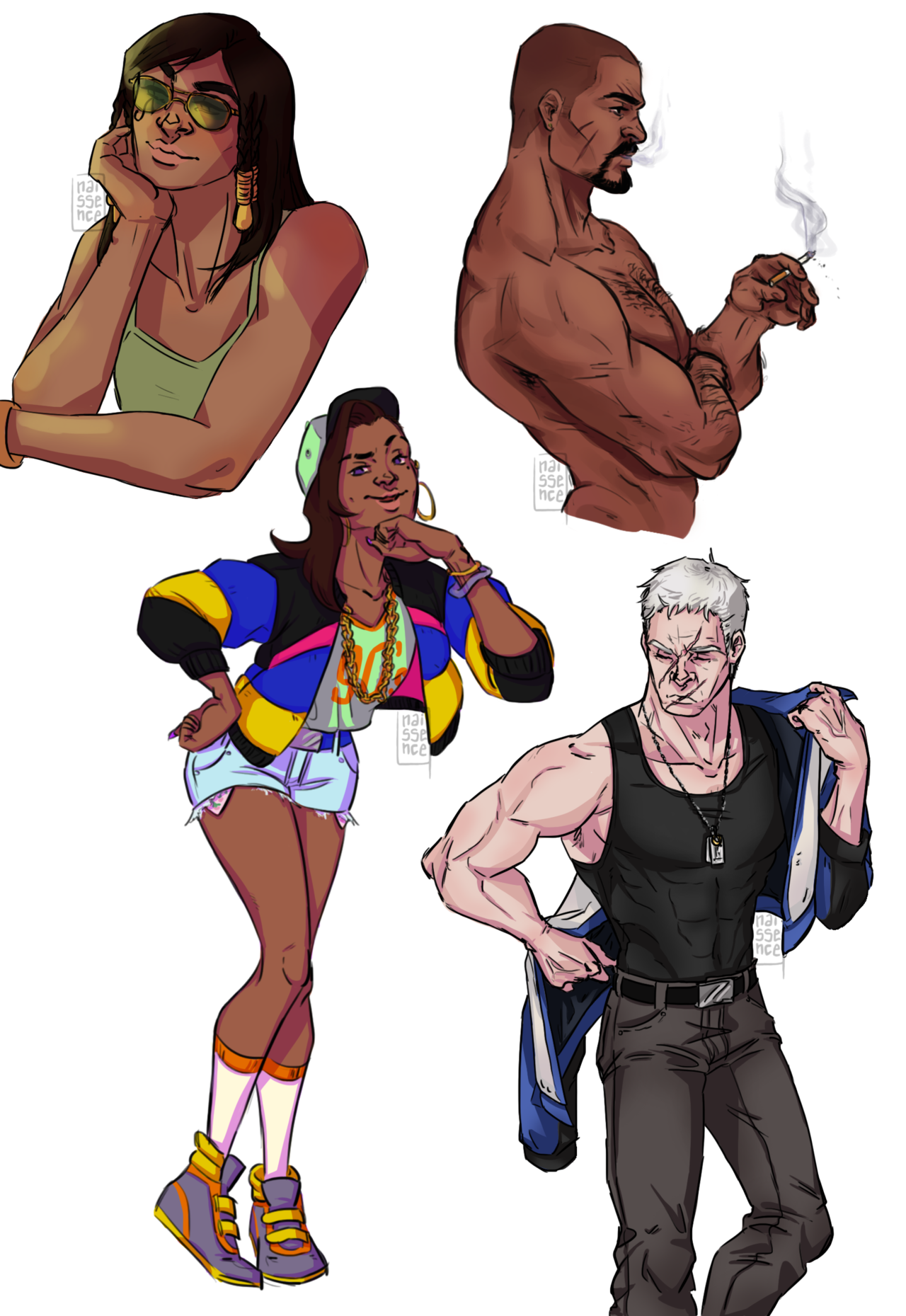 naissenceart:sketchdump that is months old but I finished coloring just now, whoooops. (oh
